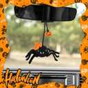 CrochetBox Crochet Kit for Beginners Adults - Halloween Spider and Pumpkin Hanging Starter Crochet Kits with Step-by-Step Video Tutorials and Yarns, Hooks, DIY Craft Gift for Adults and Teen