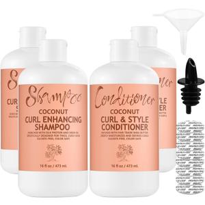 Empty Shampoo Bottles: 64oz in Total Leak-Proof - Fill The Bottles&Pack Them In Checked Luggage With Confidence- Reusable Funnels - for Ships, Travel, Beach, Events