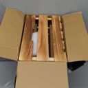 Wooden Crates for Display 5 Pack Wood Storage Crate for Home Rustic Nested Crates with Handles, Farmhouse Wooden Basket for Storage Container and Decorations