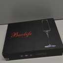 BACLIFE Champagne Flutes - Hand Blown Elegant Champagne Glasses Set of 6 - Unique Gift for Mother's Day, Birthday, Wedding - Ideal for Wine Tasting, Daily Use - 7.5 oz, Clear