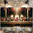 2 x Nativity Scene Banner 7143 Inches Merry Christmas Manger Scene Banner Religious Christian Backdrop for Church Indoor Outdoor Christmas Backdrop Nativity Background Holiday Decoration