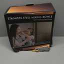 Mixing Bowls with Airtight Lids Set, 26PCS Stainless Steel Khaki Bowls with Grater Attachments, Non-Slip Bottoms & Kitchen Gadgets Set, Size 7, 4, 2.5, 2.0,1.5, 1QT, Great for Mixing & Serving