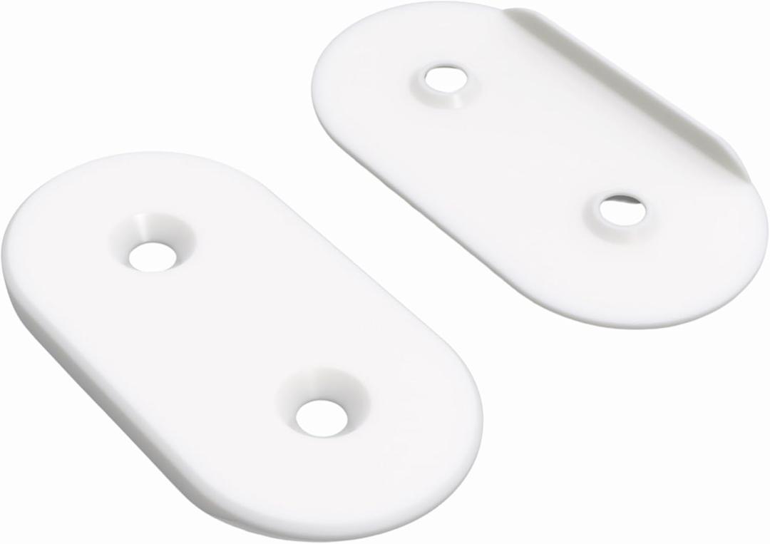 screw connector, for furniture, (white)