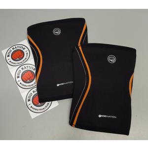 2 Knee Sleeves X-Large Black 5mm