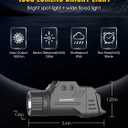 Weapon Light 1000 Lumen Compact Pistol Flashlight for Glock and Picatinny Rail