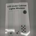 8inch Under Cabinet Lighting Wireless,56 LED -3 Color& 7 Levels Cabinet Lights,3000mah Dimmable Magnetic Cabinet Lights, Motion Activated Under Cabinet Light for kitchenRemoteMagnetic 2pack, 8INCH