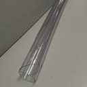 ETECHMART Clear Round Table Cover Protector 42'', 2.0mm Thick Vinyl Waterproof Transparent Protector, Non-Slip Heat Resistant Clear Plastic Cover for Coffee Table Hard Floor