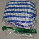 White and Blue Striped Strapless Tie Back One Piece Swim Suit Shein, S