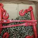 Chain Binder Kit 5/16in -3/8in Grade 70 and 5/16"10ft Chains Includes Ratchet Load Binders lbs Working Strength (2) Binders and (2) G70 5/16in Chains for Industrial Agricultural Towing Applications