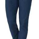 Chic Classic Collection Women's Stretch Elastic Waist Pull-On Legging Pant Mid Shade Denim 14 Petite
