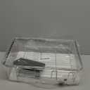 JASIWAY Dish Drying Rack in Sink, Expandable Stainless Steel Dish Drainers for Kitchen Counter, Dish Dryer Rack for Inside Sink, Over The Sink Dish Racks with Utensil Holder, Silver