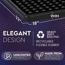 Premium Rubber Bar Mat Pack of 2 18" X 12" 1cm Thick Anti-Skid Non-Toxic Rubber Bar Mats for Countertop, Home Bar, Restaurants - Best Bar Spill Mat for You