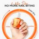 3 x modelones Nail Biting Treatment for Kids Thumb Sucking Deterrent No Bite Nail Polish Bitter Nail Biting Prevention for Nail Growth Stop Nail Biting kids & Adults Quick-Drying 0.5 Fl Oz