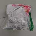 SEGT Women's 2 Piece Floral Print Halter Neck Tie Bikini Set Triangle String Thong Swimsuit Summer Bathing Suits for Women, Size S (White Red)