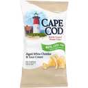 2 x Cape Cod Less Fat White Cheddar & Sour Cream Chips, 7.5 Oz Bag (EXP 01/10/26)