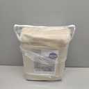 MIULEE Velvet Curtains 84 inches 2 Panels - Luxury Blackout Curtains for Bedroom Living Room Thermal Insulated Super Soft Window Drapes Rod Pocket & Back Tab, Camel Beige, W52 x L84 inches