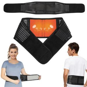 Back Brace for Lower Back Pain Relief with Magnet, Tourmaline Magnetic Back Support Belt for Men & Women, Lower lumbar Pain Relief, Adjustable Lumbar Support Belt For Herniated Disc and Sciatica(Medium)