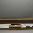 EaseLife 10 FT Double Sliding Barn Door Track and Handle Hardware Kit,Basic J Pulley,Slide Smoothly Quietly,Easy Install (10FT Track Kit for 27"~30" Wide Double Door)