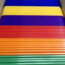 Sintuff 48 Pcs Classroom Paper Tray, Stackable Letter Size Bin, Multicolor