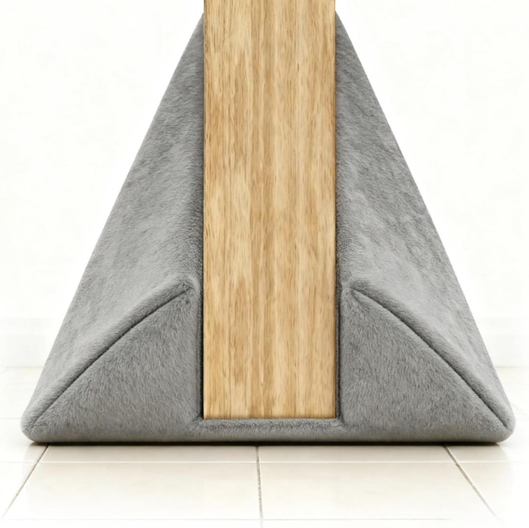 GDHOMM Door Draft Stopper for Bottom of Doors Weather Stripping Door Gap Filler Soundproof Size Adjustable 30"-36", Gray