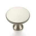 Ravinte 29 Pack 1-1/4 Inch Brushed Nickel Round Kitchen Cabinet Knobs,Zinc Solid Drawer Pulls, Cabinet Handles for Cupboard, Dresser, Closet and Bathroom, Modern Cabinet Hardware for Cabinets