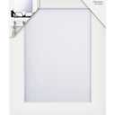 Command Mirror Organizer with 3 Key Hooks and Small Ledge, Holds up to 2 lb, Quartz, Removable Wall Mirror for Entryway or Hallway, Perfect for On-The-go Items