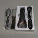 Electric Foot Callus Remover, Rechargeable Portable Electronic Foot File Pedicure Kits, Waterproof Foot Scrubber File, Professional Pedicure Tools, Foot Care for Dead Skin Ideal Gift, 3 Rollers