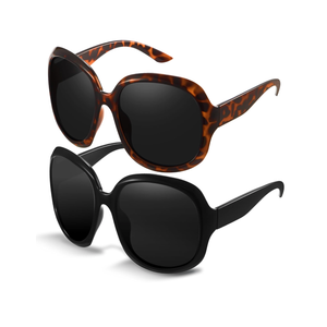 Miyya Bug Eye Oversized Polarized Sunglasses Womens, Trendy Retro Sun Glasses for Women 2025, Oversized UV Protection Shades