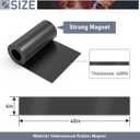 Flamorrow Fireplace Vent Cover Magnetic, 2 Pack Draft Blocker to Block Draft from Indoor Chimney, Insulation Screen to Prevent Cold Air and Heat Loss - 40 x 4 in