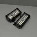 NAOEVO 7 Inch LED Light Bar, 240W 24,000LM LED Pods/Off Road/Fog/Driving Lights with Spot Flood Combo for Truck Boat UTV ATV, 2-Pack (White)