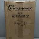 Simpli-Magic 13 Gallon (50L) Motion Sensor Touchless Trash Can Automatic Hands-Free Garbage Can for Kitchen, Home, Office