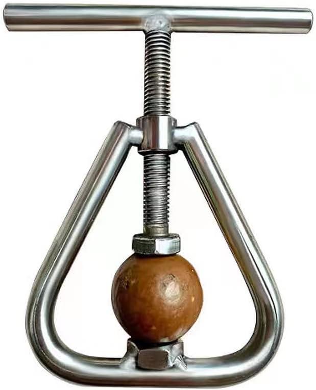 MxTong Nut Cracker Heavy Duty Nutcracker Macadamia Cracker Stainless Steel Nut Cracker Tool for Walnut Hazelnut Almonds Pecan Walnuts