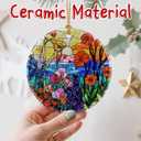 Colorful Flower Christmas Ornaments: Christmas Tree Decorations & Holiday Ornaments  Holiday Presents, Gift Ideas for Friends, Coworker, Family, Gardener, Nature Lover, and Flower Lover