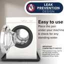 Camco Washing Machine Drain Pan - Features a Durable Plastic Construction, 1-inch/1.5-inch PVC Drain Fitting, and Measures 30-inches (L) x 32-inches (W) x 2 -inches (H) (OD) (20750)