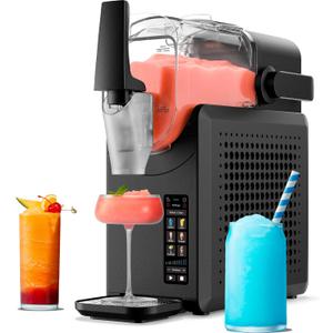Iceman by Chefman Slush-Ease MAX 90oz Slushie Machine, 64oz Liquid Capacity Frozen Drink Maker & Slushy Machine with 5 Presets and LED Display, Perfect for Frozen Margaritas, Frappes, Smoothies