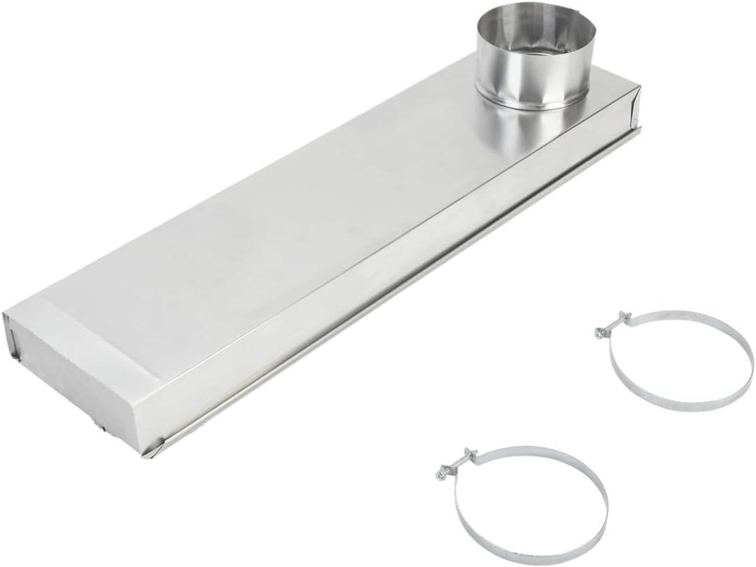 Whirlpool 4396037RP Genuine OEM Dryer Telescoping Vent Kit For Dryers Vent dryer vent hose dryer vent dryer hose dryer duct dryer vent kit Standard Size Stainless Steel 1 each