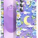 for Galaxy S25 Plus 5G Case,3 in 1 Oil Painting Flower Pattern Heavy Duty Protection Silicone Rubber Bumper+Hard Plastic Protective Cover for Samsung Galaxy S25 Plus,Purple/Yellow