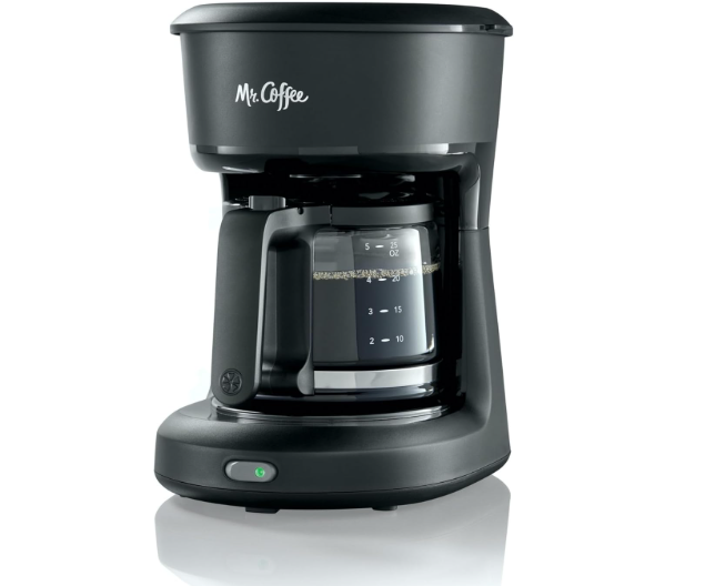 Mr. Coffee® 5Cup Mini Brew Switch Coffee Maker, Black