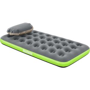 Bestway Roll & Relax Camping Air Mattress Twin 8.75" with Bag Pump