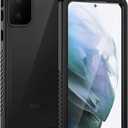 Lanhiem for Samsung Galaxy S21+ Plus Case, IP68 Waterproof Dustproof, Built-in Screen Protector, Rugged Full Body Shockproof Protective Phone Cover for Galaxy S21 Plus 5G 6.7 Inch, Black