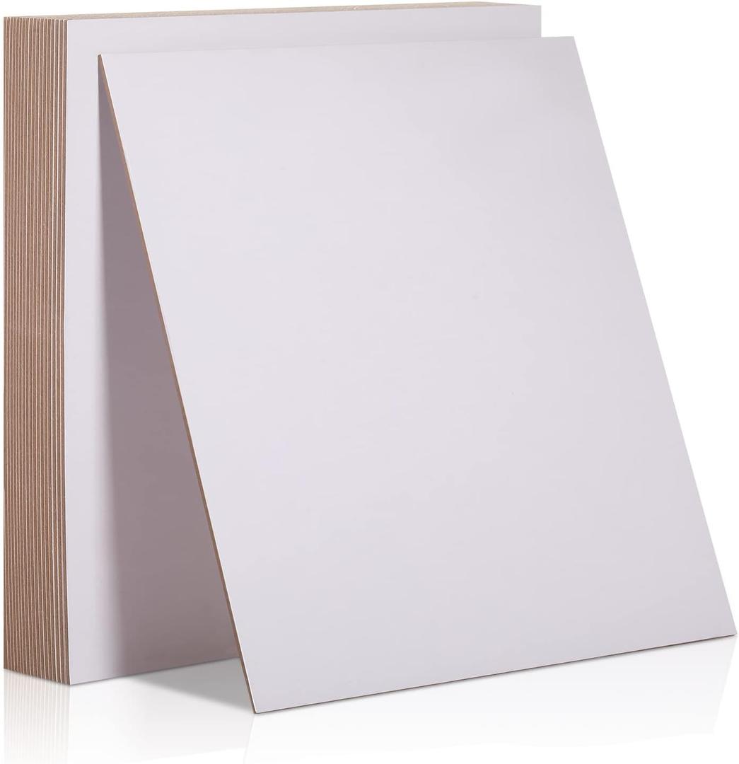20 Pcs Book Board, Binders Board Chipboard Designer Bookboard Kraft Heavy Duty Chipboard Sheets Bookbinding Supplies for Book Binding Cover (White, 11 x 8.5 Inch 50PT)