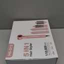 5 in 1 Air Styler, Hair Dryer & Blow Dryer Brush with Auto Wrap Curls, 110,000 RPM Ionic Hot Air Styler for Fast Drying, Curling, Smoothing, Blowouts & Frizz-Free Volume, No Heat Damage, 1200W