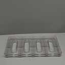 LARGER Compartment - 2 Tier Stackable Water Bottle Organizer Holder - for Stanley 40oz & Others' Large Tumbler - Clear Wine Rack, 8 Cup Bottle Holder for Cabinet Home Countertop Fridge Pantry Shelf