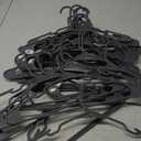 Home Plastic Hangers 30 Pack - Perfect Space Saving Clothes Hanger - Durable and Strong - Perfect Closet Organizers with Shoulder Grooves (Grey)