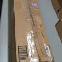 Ivilon Drapery Treatment Window Curtain Rod - Square Design 1 1/8 Rod. 28 to 48 Inch. Black