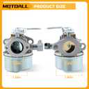 MOTOALL 640084B Carburetor for Tecumseh 632107 632536 640084 640105 640299 632107A 640084A 640084B 640299A 640299B 4HP 5HP HS50 HSK40 HSK50 HSSK40 HSSK50 HSSK55 LH195SA LH195SP OHSK110 OHSK120 OHSK125
