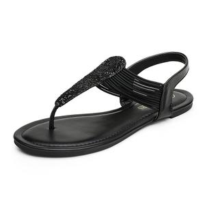 Dream Pairs Women's Elastic Strappy String Thong Ankle Strap Summer Gladiator Sandals 7.5