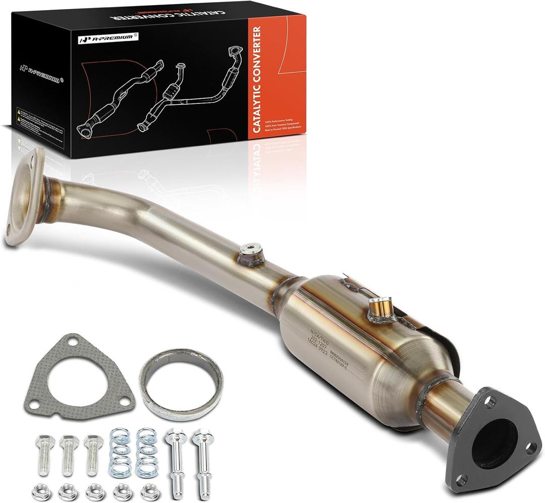 A-Premium Center Catalytic Converter Kit Direct-Fit Compatible with Honda CR-V CRV 2007 2008 2009 2.4L, EPA Compliant, Replace# 18160RZAA00