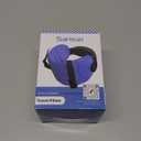 Travel Pillow for Airplanes, Airplane Pillow for Long Flight, Neck Pillow with Eye Mask for Sleeping, Portable Travel Pillow for Car Road Trip Headrest, Stop Bobblehead, Grey