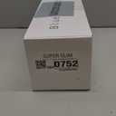 Bluewave Bedding Super Slim Max Cool CarbonBlue Gel Memory Foam Pillow for Stomach and Back Sleepers - Thin, Flat Design with Advanced Cooling (3.25-Inch Height, Standard Size)